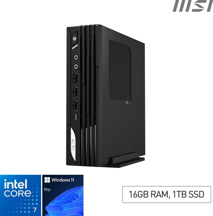 Actual product image MSI PRO DP21 14M i7 14700 FS 16GB 1TB W11P (1000 GB, 16 GB, Intel Core i7-14700, Intel UHD Graphics)