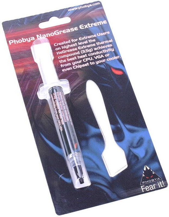 Actual product image Phobya NanoGrease Extreme (16 W/m K, 3 g)