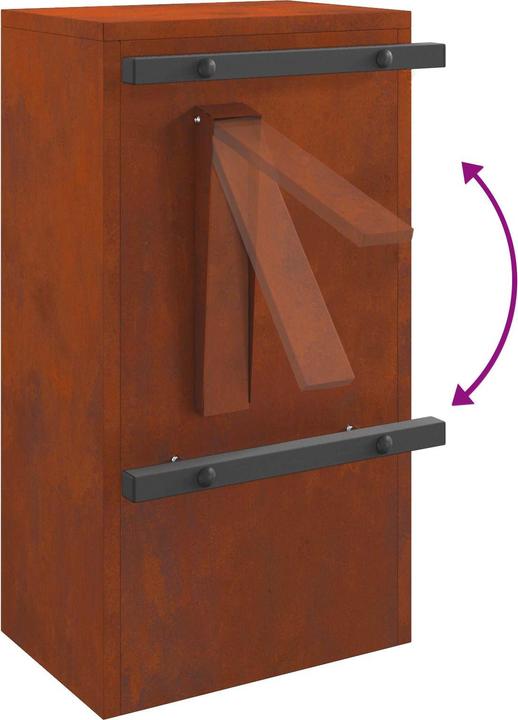 Actual product image vidaXL Outdoor Briefkasten