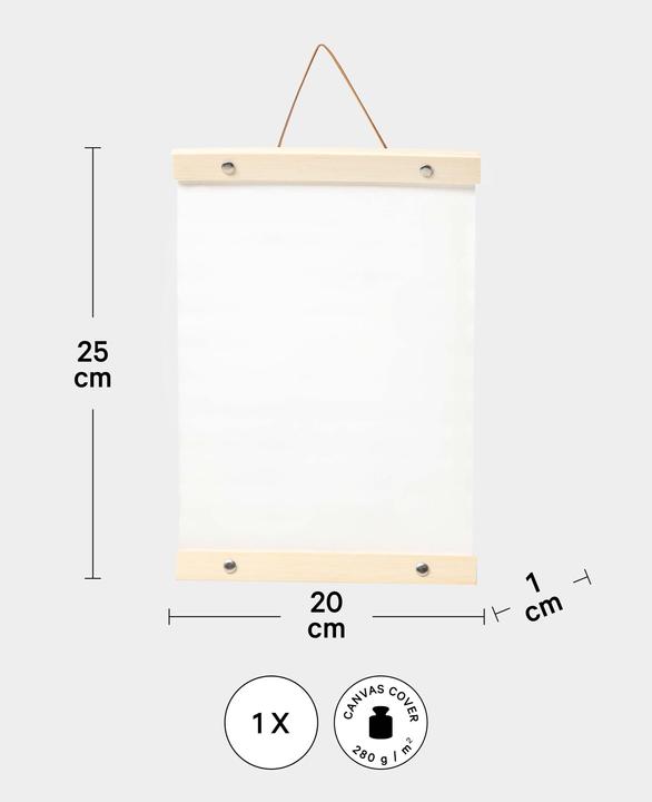 Immagine prodotto I Am Creative Tela, 20 x 25 cm, puro cotone (20 x 25 cm)