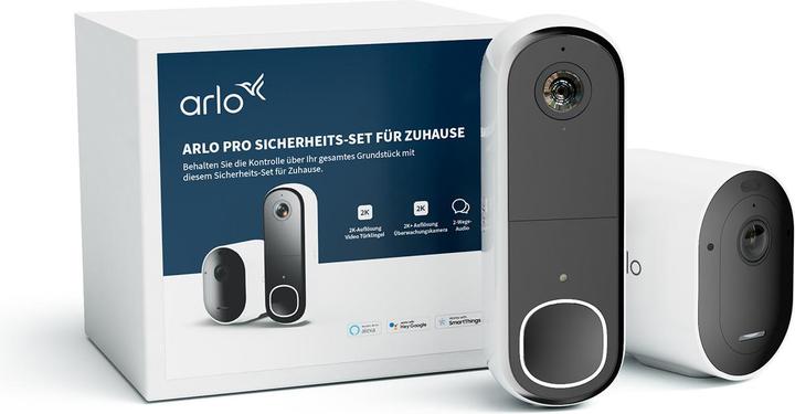 Produktbild Arlo PRO5 2K + Video doorbell 2K, PRO5 (2560 x 1440 Pixels)