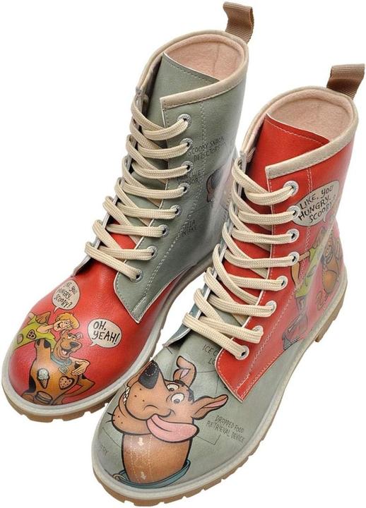 Image du produit Dogo Dames Long Boots Modieuze laarzen, rood (40)