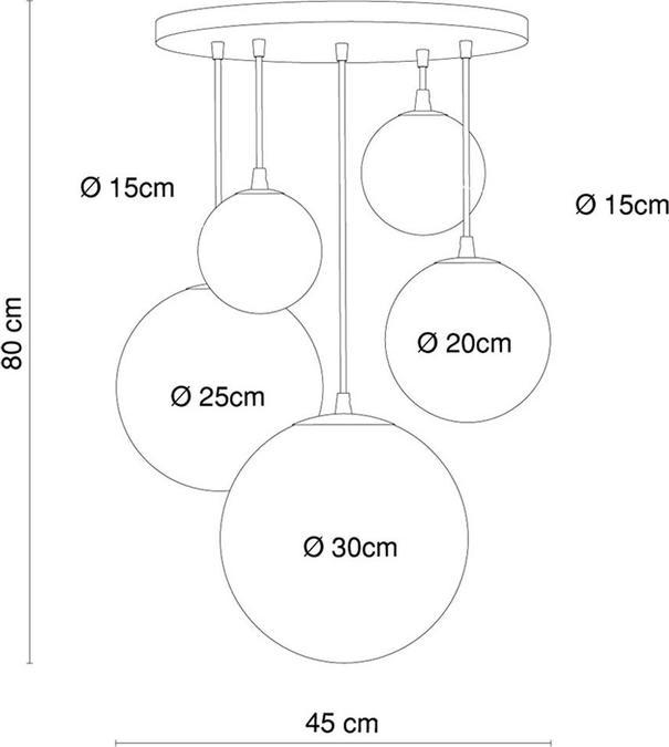 Actual product image Globo Pendant lamp Balla (E27)