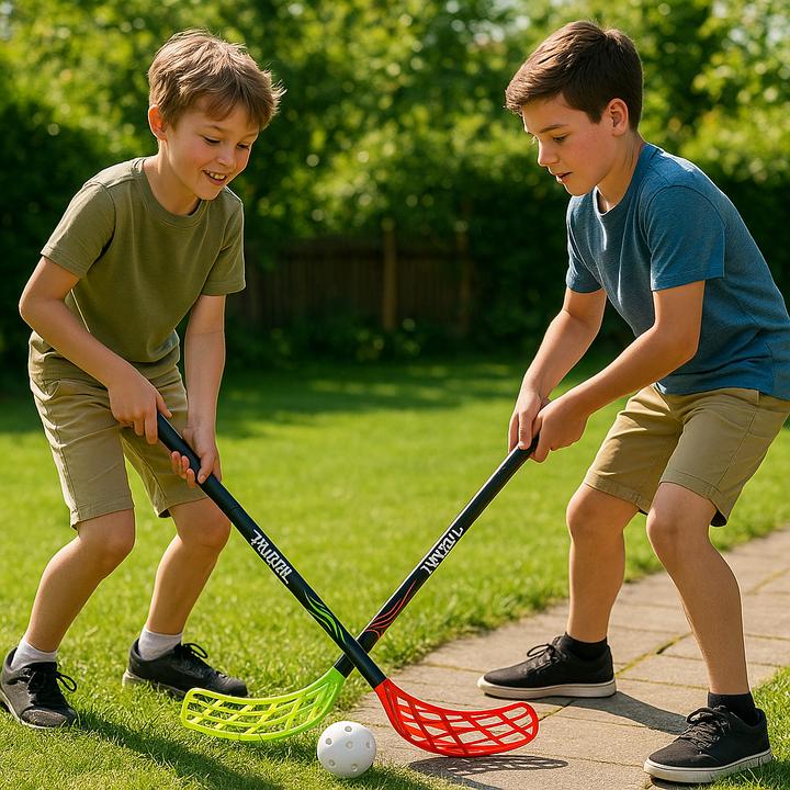 Produktbild Eurostick Tribal junior set 70/84cm - 2 Stöcke + 1 Ball (70 cm, Rechts, Links)