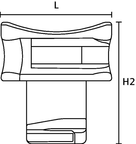 Immagine prodotto HellermannTyton ACFM5W8PT4,5 Base per fascette di cablaggio Guida profilo 151-03245 resistente agli urti Nero 25 pz. (17.50 mm, 25 pz.)
