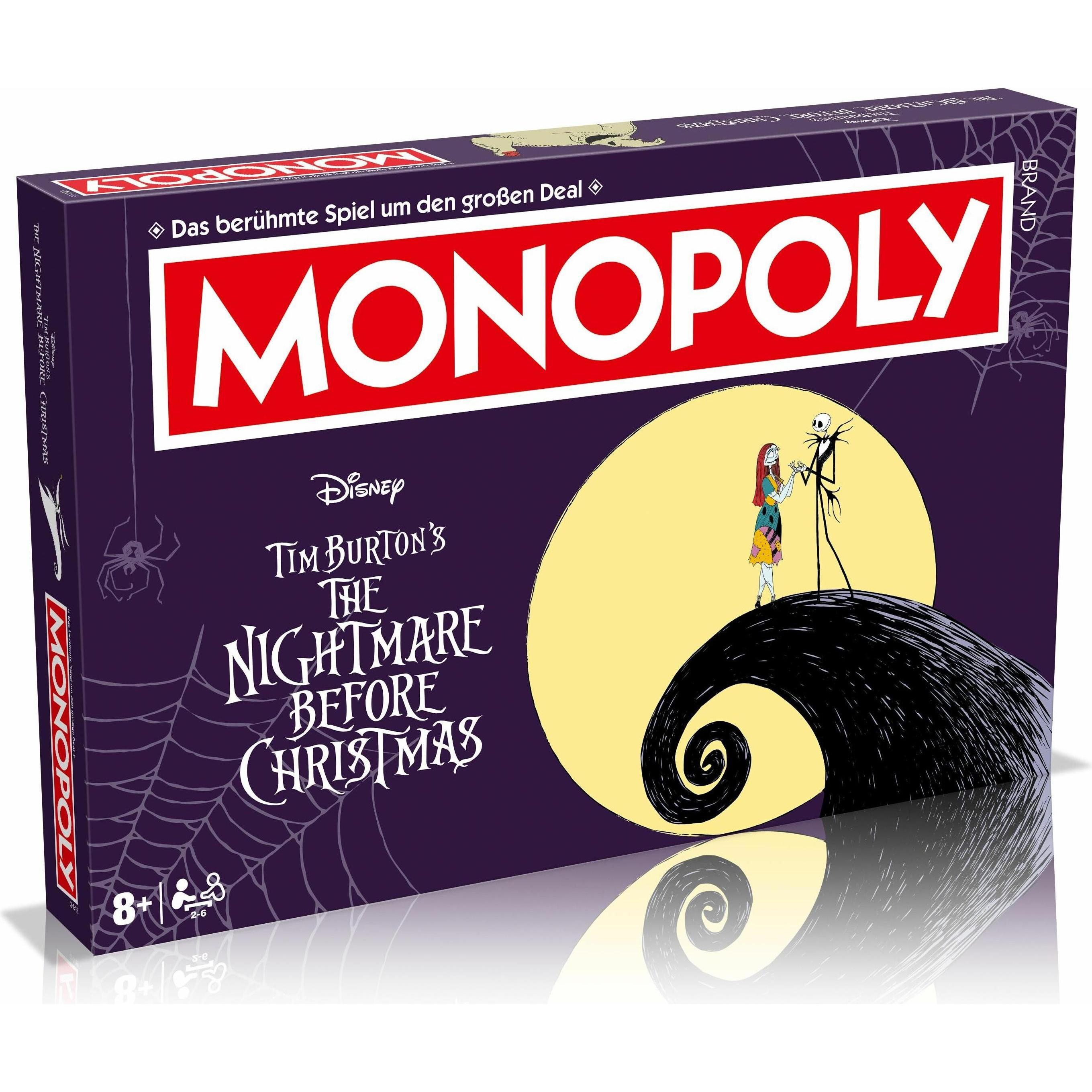 Winning Moves Monopoly Brettspiel Nightmare Before Christmas *Deutsche Version* (Tedesco)