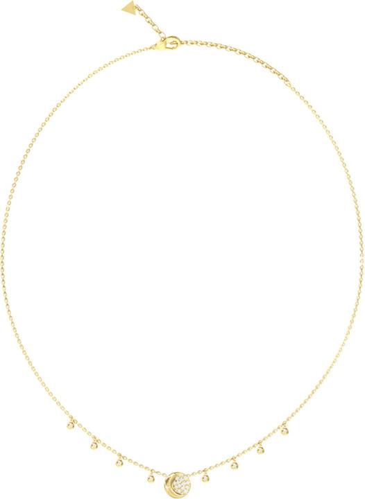 Actual product image Guess Aurora 16-18" Aurora Pave Fringes (Glass, Stainless steel)