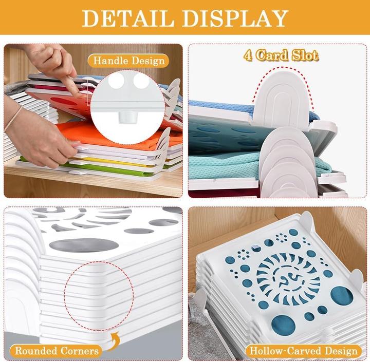 Actual product image BoxLegend Kleiderschrank-Organizer für T-Shirts (10x)