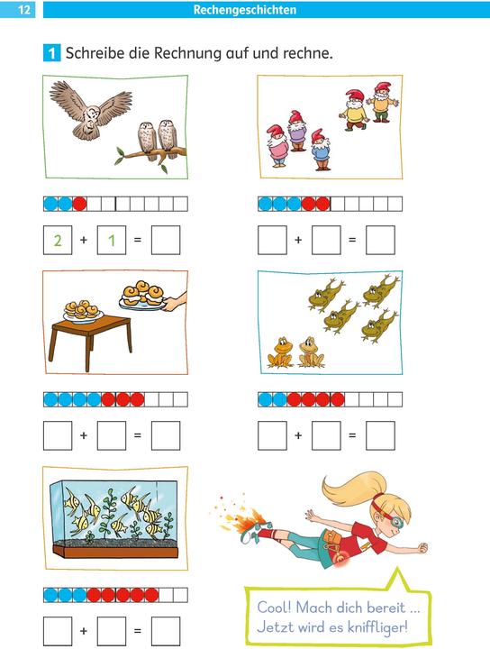 Actual product image Die Mathe-Helden Rechnen bis 20 1. Klasse (German, Manon Sander, 2016)