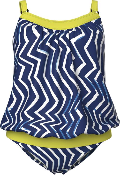 Produktbild Ulla Popken Tankini, Zacken, Softcups, Elastiksaum, Träger verstellbar (54, 56)