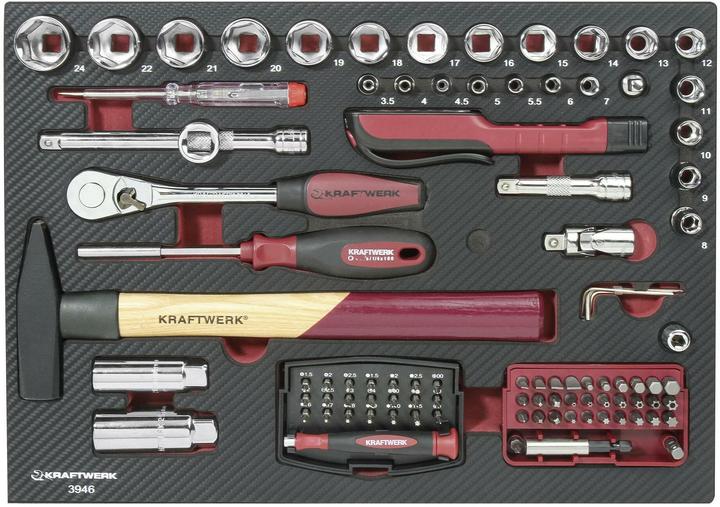 Produktbild Kraftwerk Profi-Alu-Werkzeugkoffer (151 Teile)