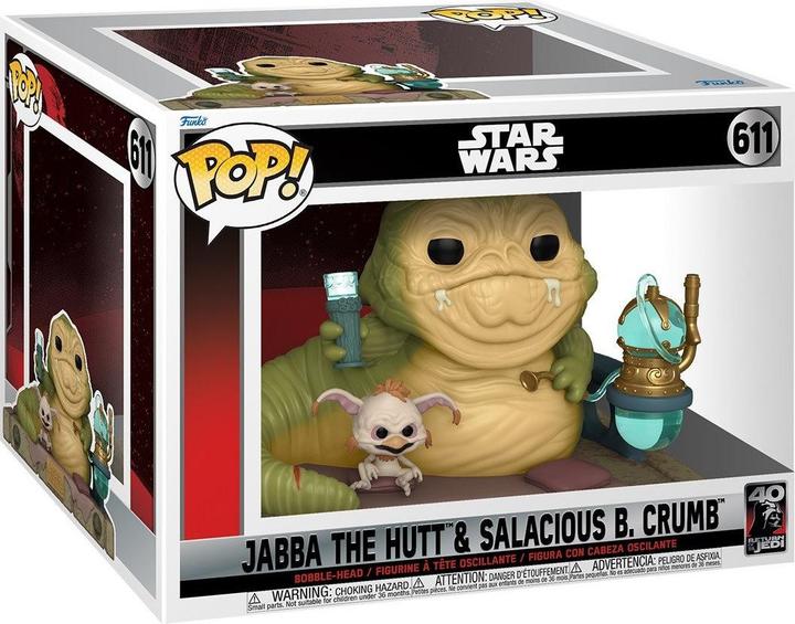 Produktbild Funko POP Star Wars 40Th Jabba The Hutt & Salacious B Crumb