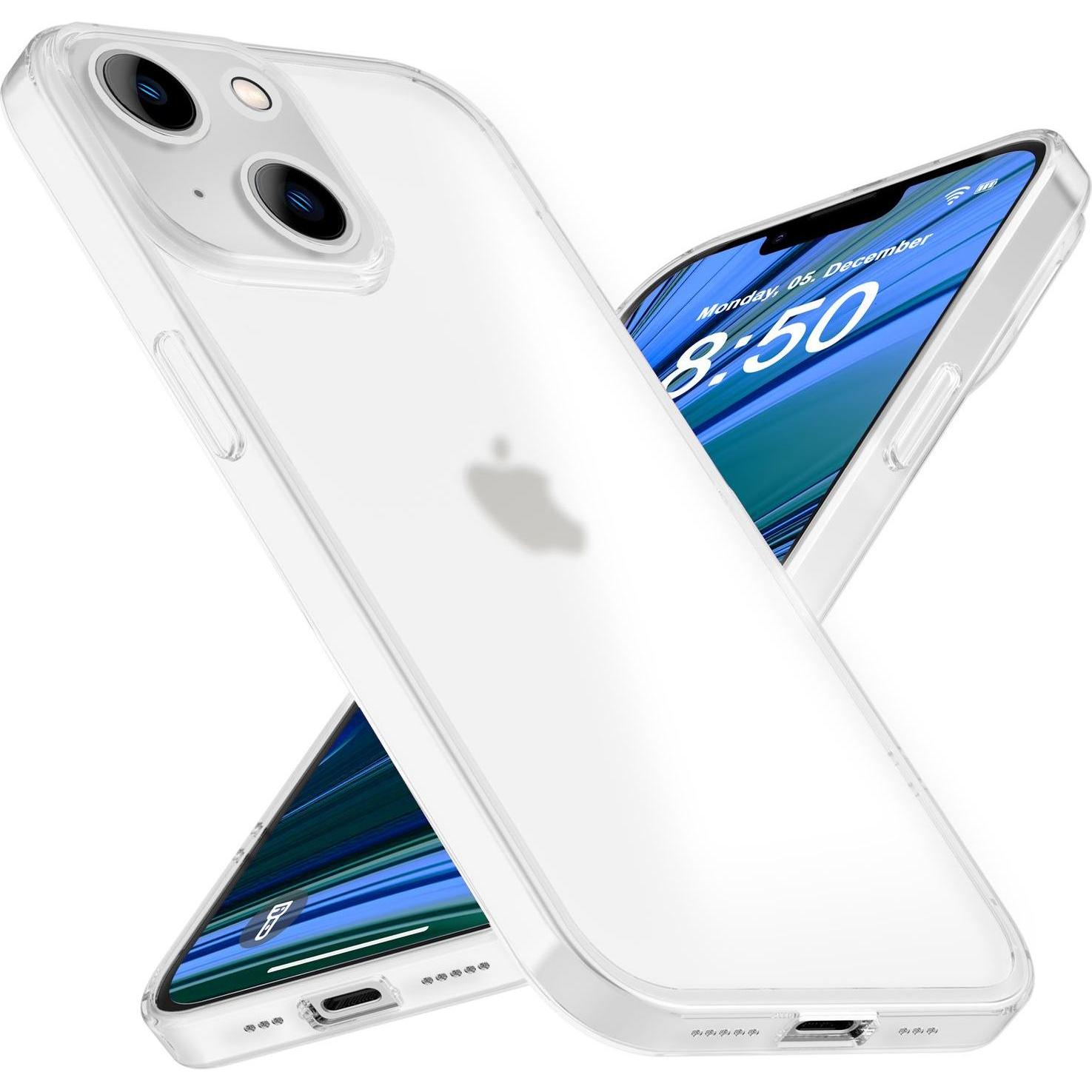 Nalia Extrem Dünnes 0,3mm Mattes Hardcase (Apple iPhone 14 Plus), Smartphone Hülle, Weiss