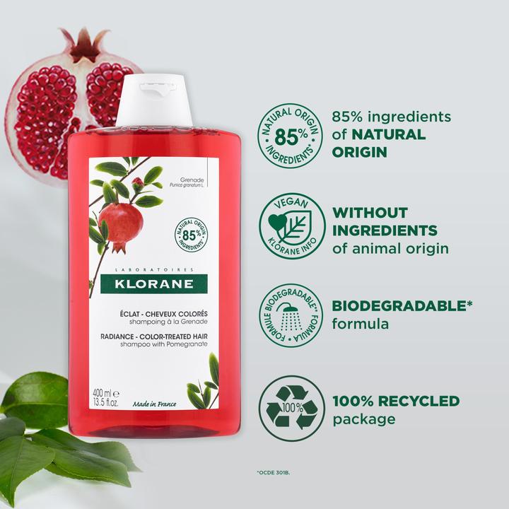 Immagine prodotto Klorane Shampoo al melograno (200 ml, Shampoo liquido)