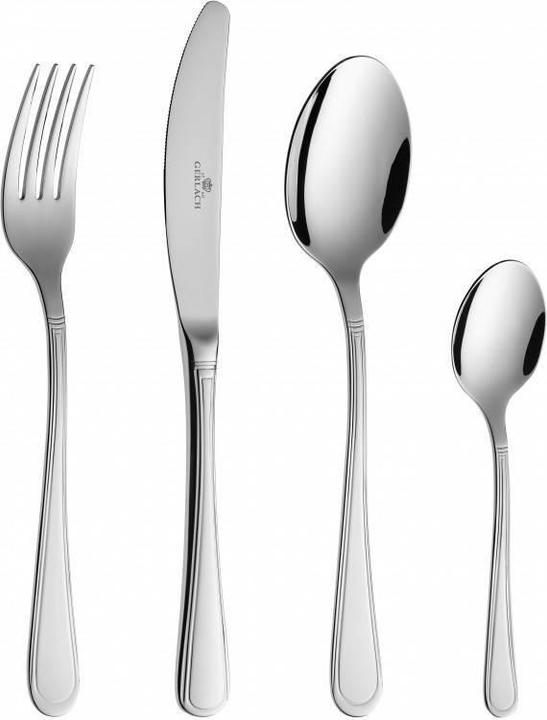 Actual product image Gerlach Cutlery set Shiny Antica, stainless steel, silver, 30 x 27 x 5 cm, 24-units (24 Piece, Cutlery set)