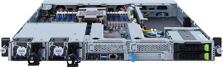 Actual product image Gigabyte GIGA-BYTE INTEL BAREBONE E162-220 1U 1CPU 16XDIMM 2XHDD 3XPCIE 2X800W 80+