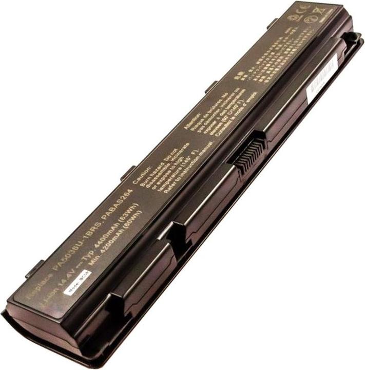 Actual product image Toshiba Battery Qosmio X870, X875, X70 Battery PA5036U-1BRS, PABAS264 (4400 mAh)