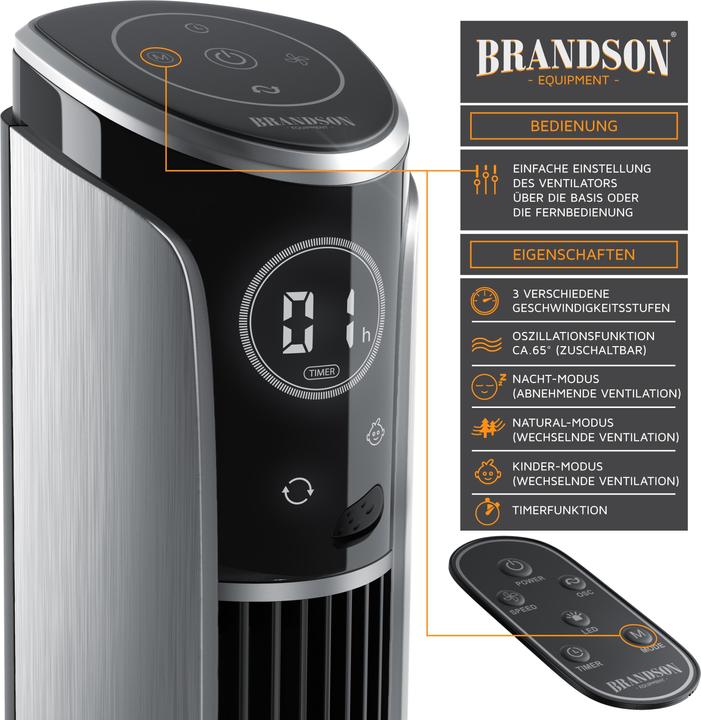 Produktbild Brandson Turmventilator (52 dB)
