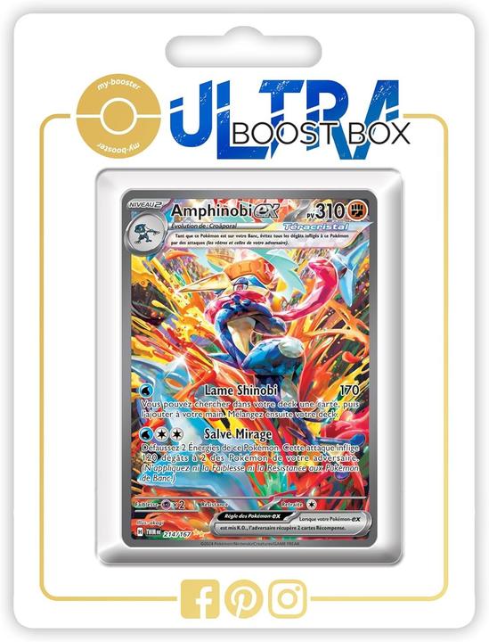 Productafbeelding Pokémon Greninja ex Tera Alternativo Shiny Galleria (Frans, Booster Pack)