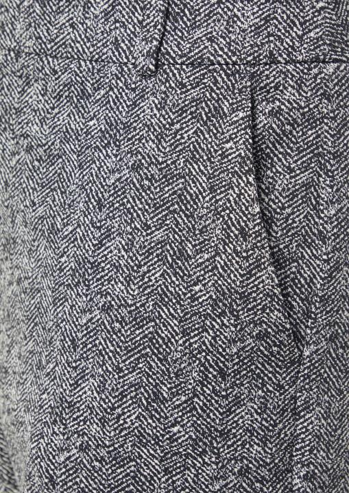 Image du produit Comma Hose Schmale Cigarette-Pants mit Fischgrat-Muster (46)