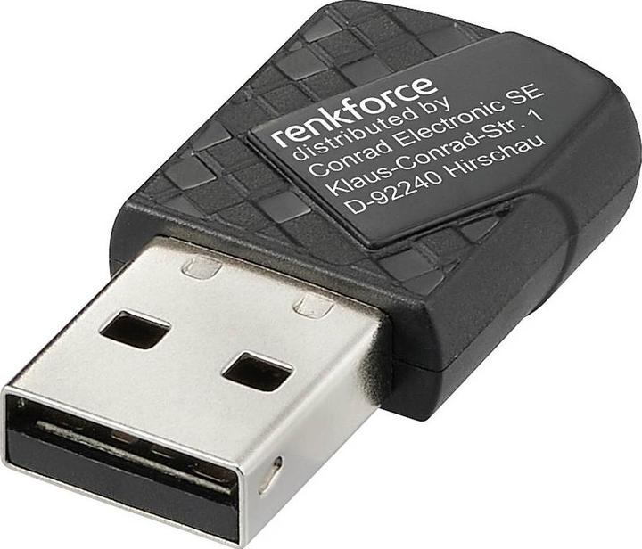 Productafbeelding Renkforce RF-WFBTA-200 WLAN- / Bluetooth®-Adapter USB-A (USB 2.0) 886 MBit/s (USB 2.0)
