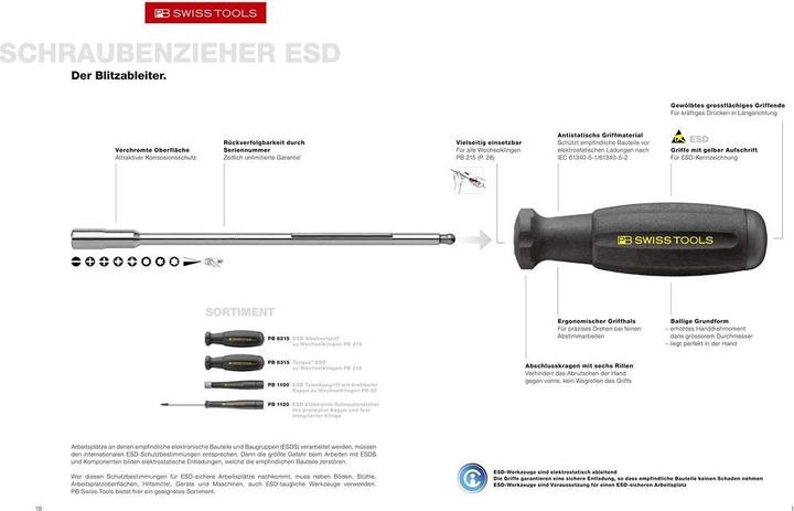Actual product image PB Swiss Tools Schraubenziehersatz PB 8643.ES (TX)