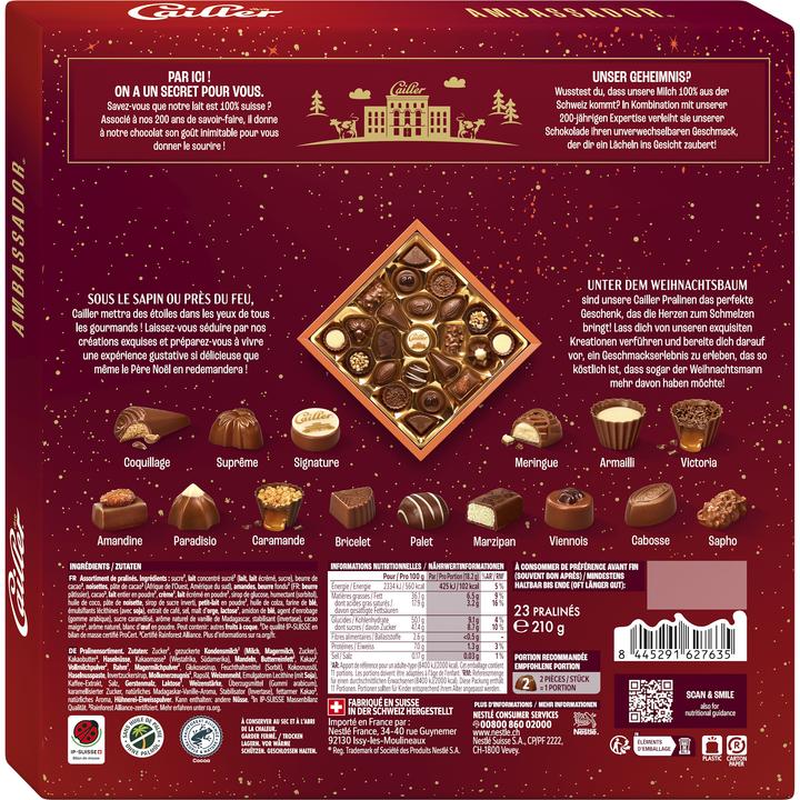 Produktbild Cailler Ambassador Xmas (210 g)