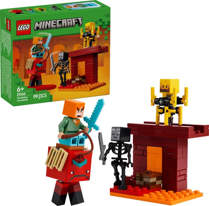 Actual product image LEGO Das Lava-Duell im Nether (21266, LEGO Minecraft)