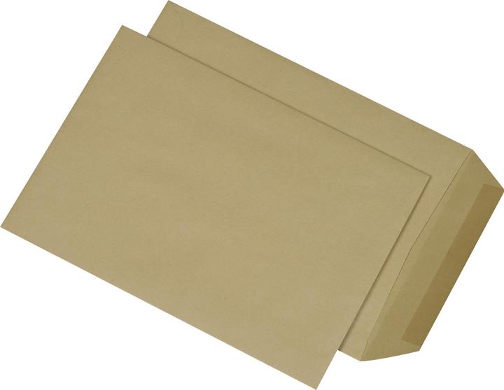 Actual product image Mailmedia Mailing bags B5 wet-adhesive, without window,90 g-sqm natron brown, net weight: 9,4 g (3... (500 pcs.)