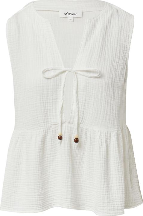 Immagine prodotto s.Oliver Bluse Ärmellose Bluse im Relaxed Fit mit Bindedetail (32)