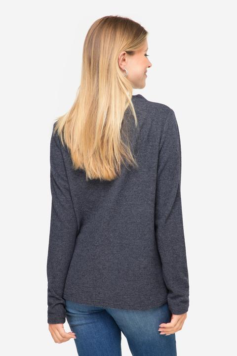 Produktbild Laurasøn Sweatshirt, Vogel-Print, Stehkragen, Langarm, OEKO-TEX (M)
