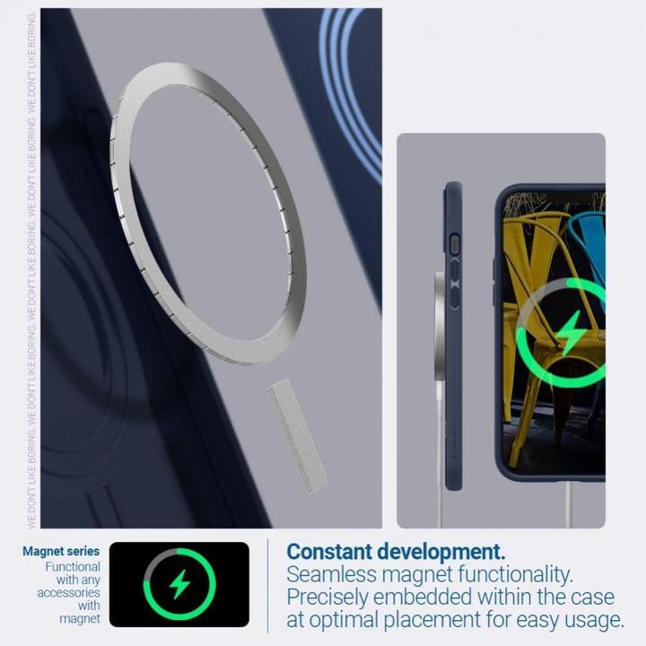 Actual product image Caseology Parallax Magsafe Case for Apple iPhone 14 Plus - midnight blue (Apple iPhone 14 Plus)