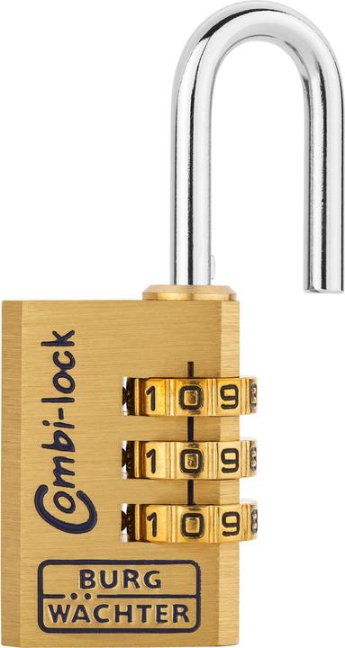 Produktbild Burg Wächter Zahlen-Vorhangschloss 80 30 M