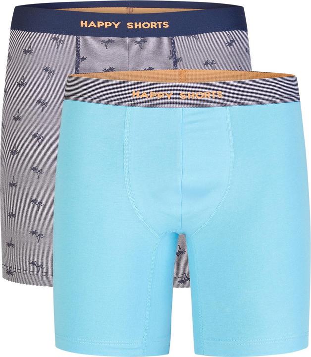 Actual product image Happy shorts Boxer Jersey Long (M, pack of 2)