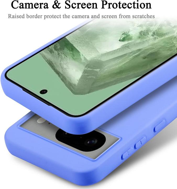 Produktbild Cadorabo Hülle für Google PIXEL 8 TPU im Liquid Schutz Silikon Design (Google Pixel 8)