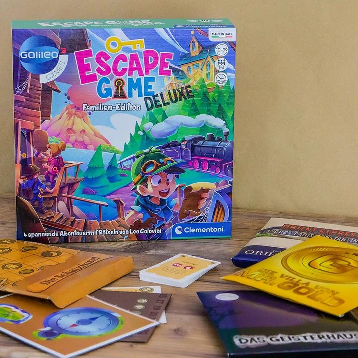 Actual product image Clementoni Escape Game - Deluxe (German)