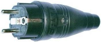 Produktbild ERSO Bau-/Industriestecker 10-/16 A 230 V schwarz IP44