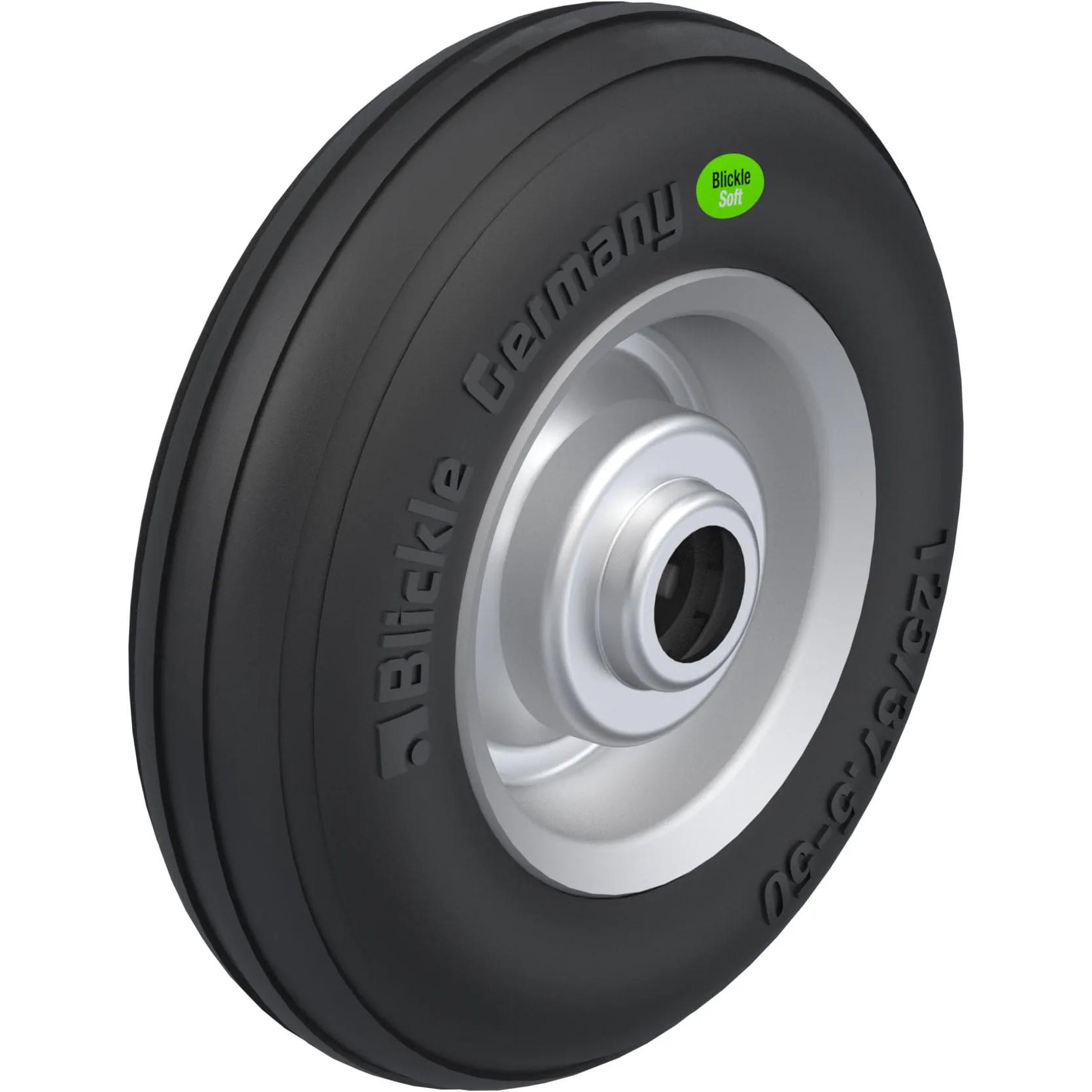 Blickle, Ruote + Rotelle, 529230 VW 125/15R Schwerlast-Rad Rad-Durchmesser 125 mm Tragfähigkeit max. 50 kg