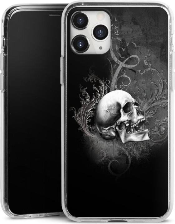 Produktbild DeinDesign Silikon Hülle für Apple iPhone 11 Pro Max Handyhülle Case Smartphone Schutzhülle Gothic Schädel (Apple iPhone 11 Pro Max)