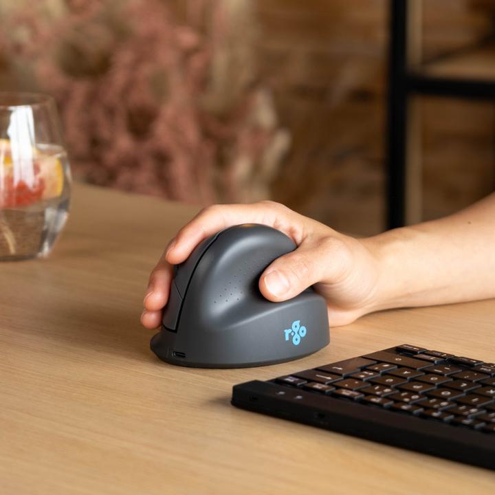 Produktbild R-Go Tools R-Go He Basic Medium Ergonomic Mouse Right-Handed Bluetooth (Kabellos)
