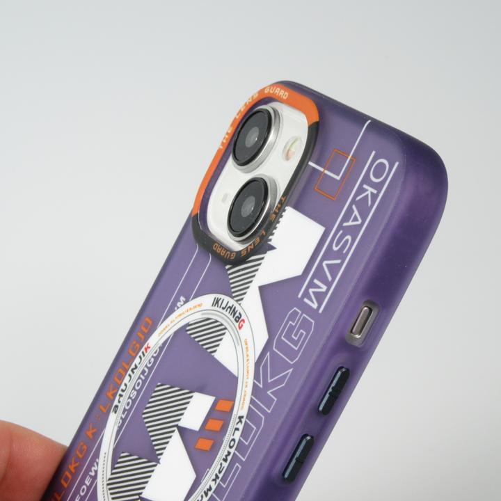 Actual product image PhoneLook Case MWK Cyber Grid silicone with MagSafe t (Apple iPhone 15)