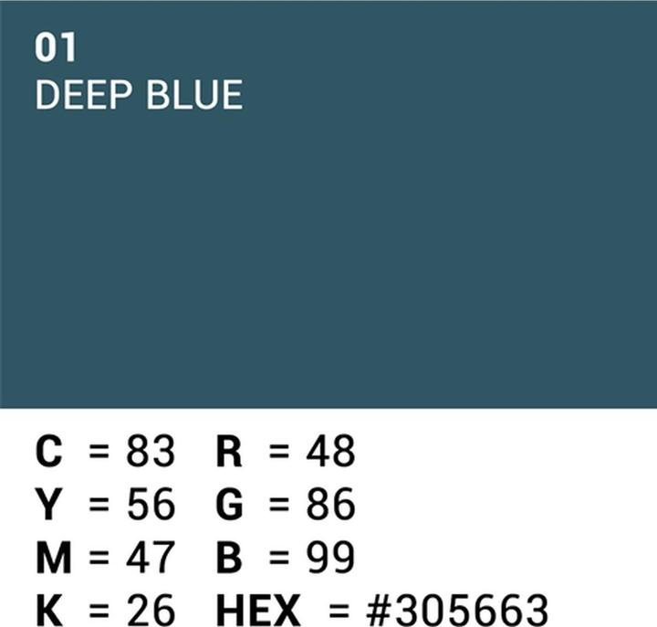 Image du produit Superior Achtergrond Rol Deep Blue (nr 01) 1.35m x 11m (135 cm)