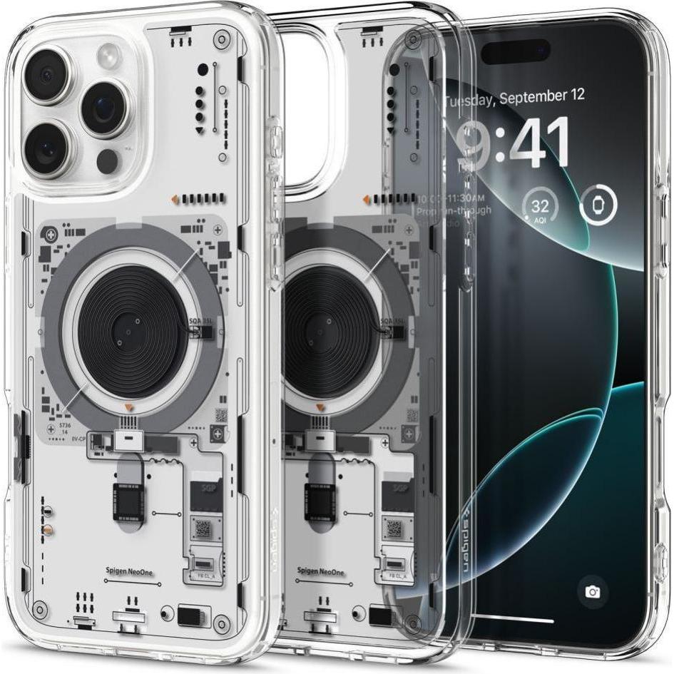 Spigen None (Apple iPhone 16 Pro), Smartphone Hülle, Transparent