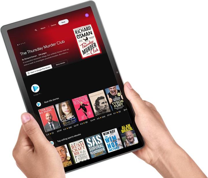 Productafbeelding Lenovo Tab M10 Plus (3e gen) (Alleen WLAN, 10.61", 128 GB, Stormgrijs)
