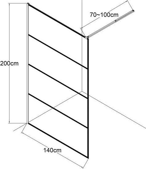 Actual product image Shower Design Inaya Ii (0.60 cm, 140 cm, 200 cm)