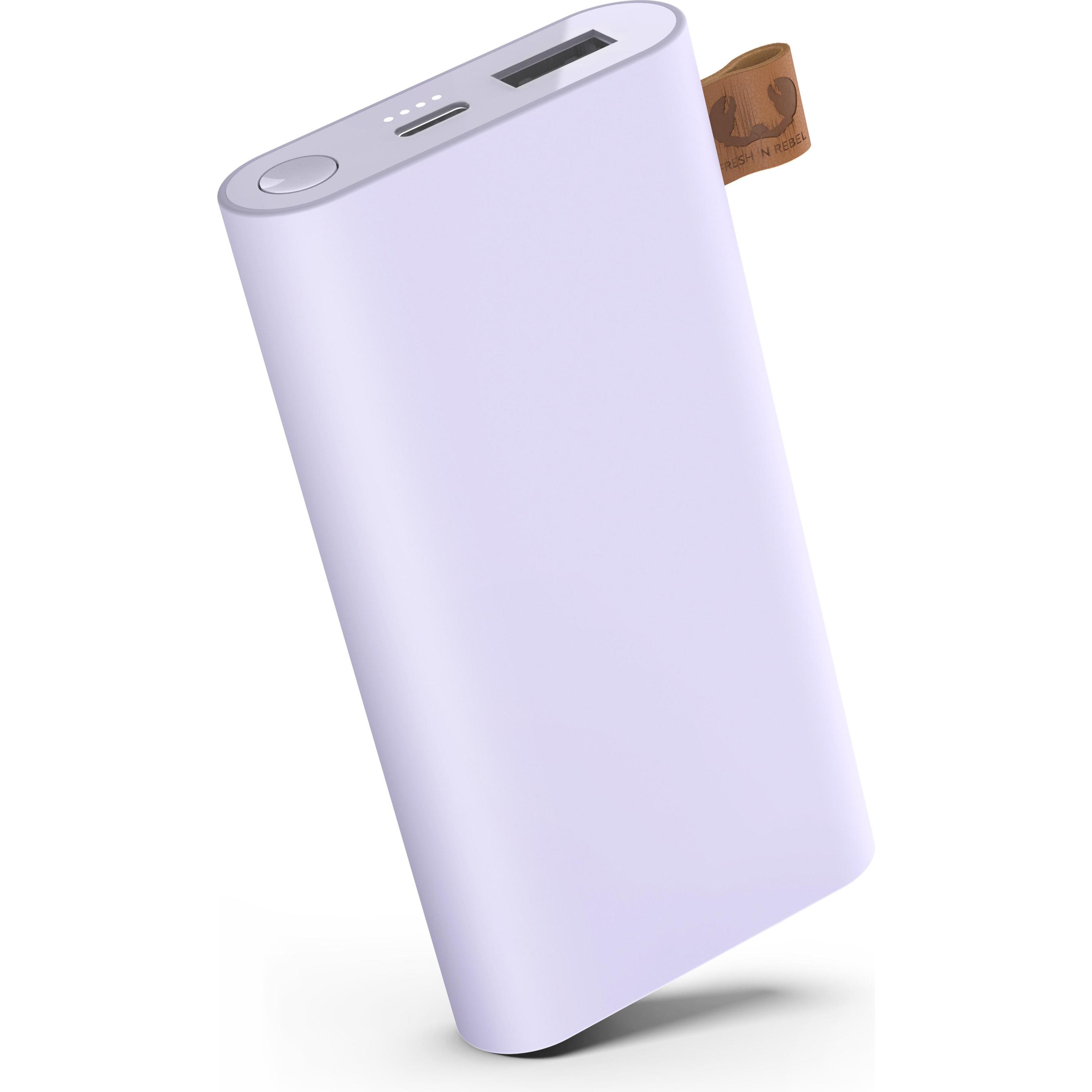 Fresh'N Rebel Powerbank (6000 mAh, 10 W, 22.20 Wh), Powerbank, Violett
