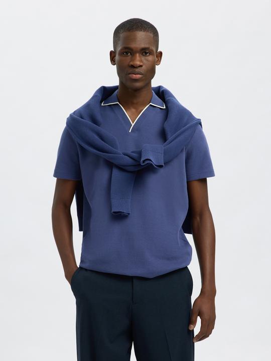 Produktbild Selected Baumwollmix V-Ausschnitt Polo shirt (XXL)