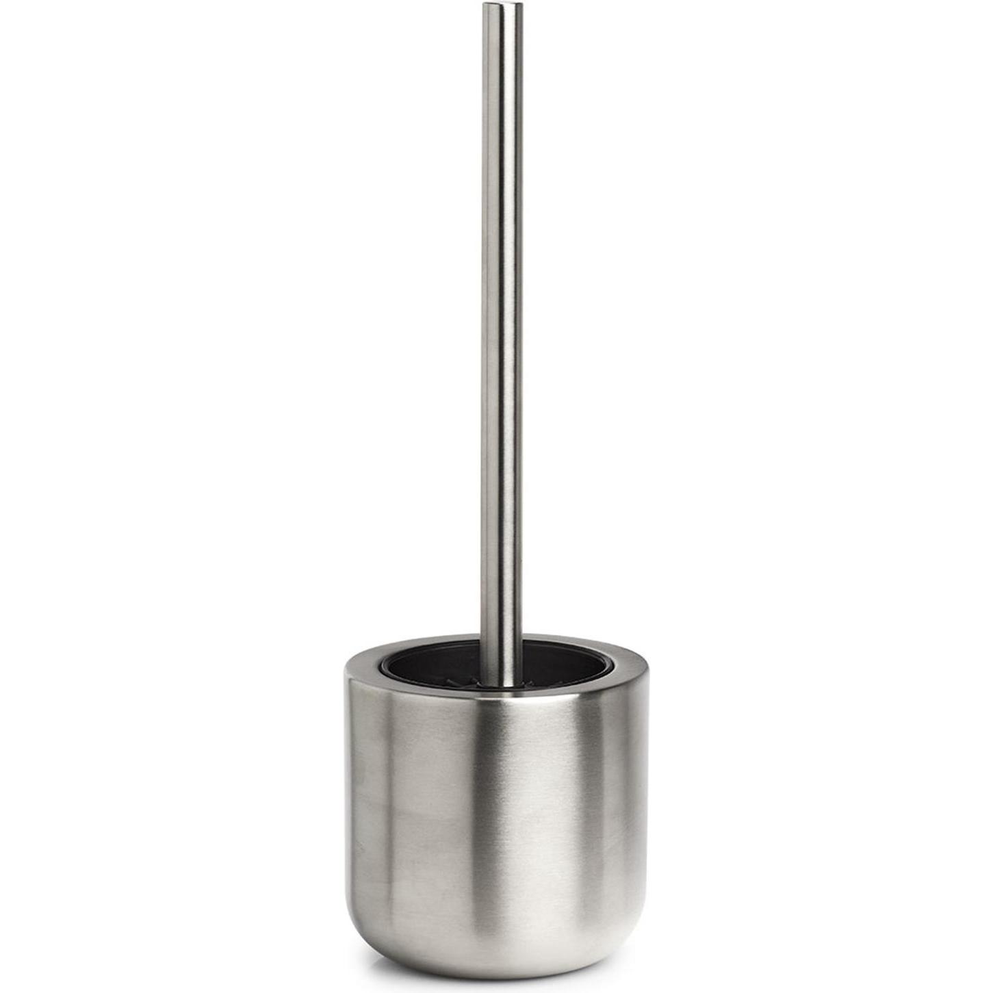 Zeller Present, Toilettenbürste, WC-Bürstengarnitur Inox ø11.2x35.3 cm
