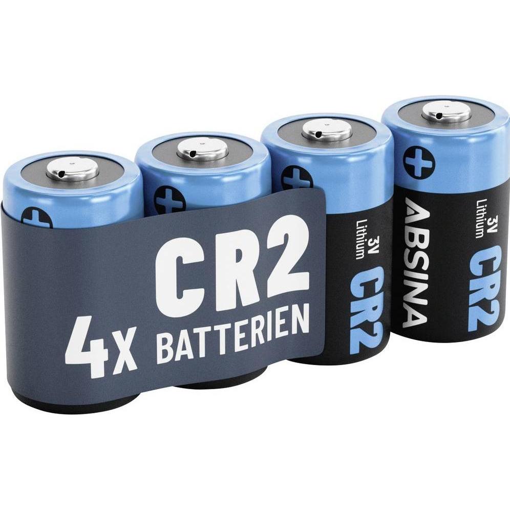 Absina CR2 4 pezzi (4 pz., CR2, 800 mAh), Batterie + pile