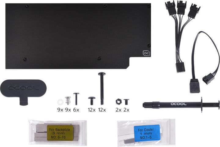 Actual product image Alphacool Eiswolf 2 GPU AIO 360mm Radeon RX 6800XT/6900XT Nitro+ with backplate